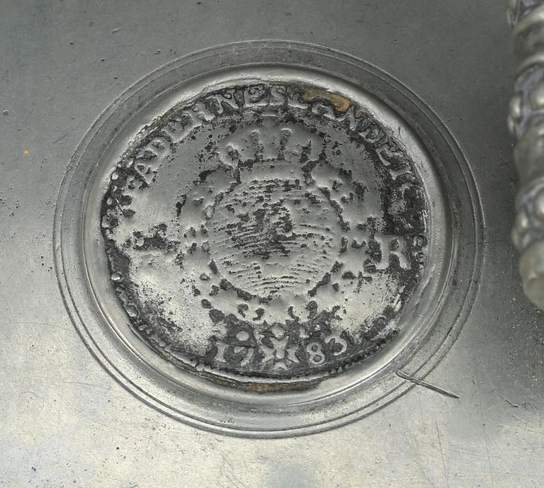 TENNSTOP, Hans Wiksten, Västerås, 1783.