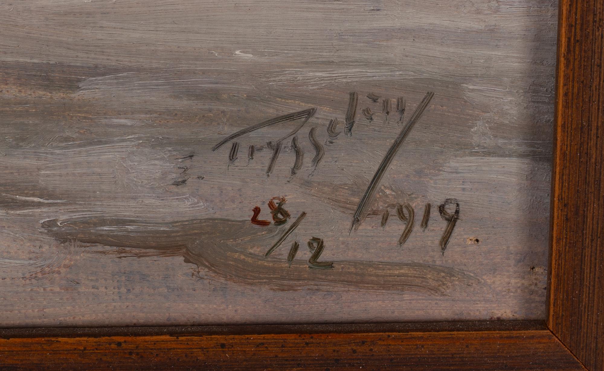 Erik Tryggelin, Vintervy mot Riddarholmskyrkan.