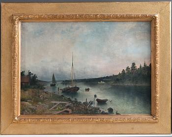 Carl Hallström, SKÄRGÅRDSLANDSKAP.