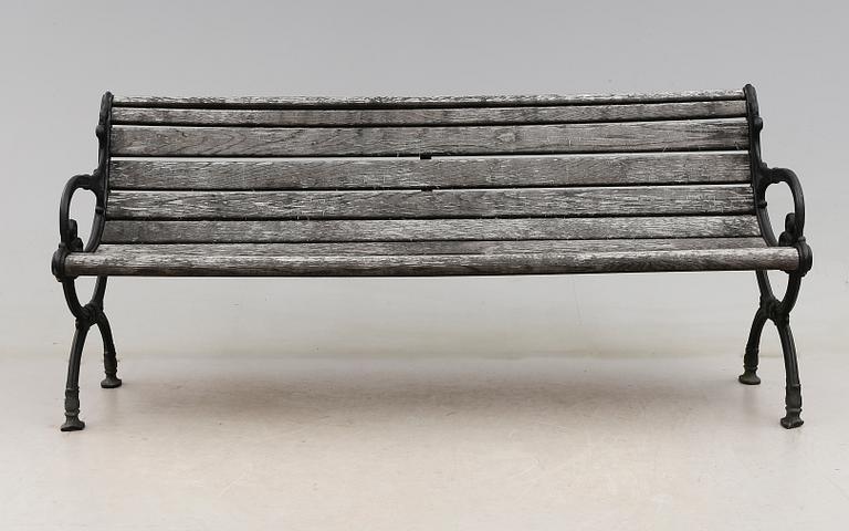 TRÄDGÅRDSSOFFA, J & C.G. Bolinder, AB Stockholm, omkring år 1900.