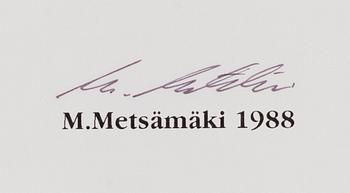 Grafiikkasalkku, 10 kpl, signeeratut ja päivätyt 1987-88, numeroidut 24/50.