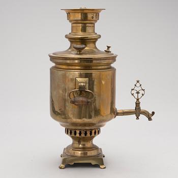 SAMOVAARI, messinkiä, Venäjä 1800-luvun loppu.
