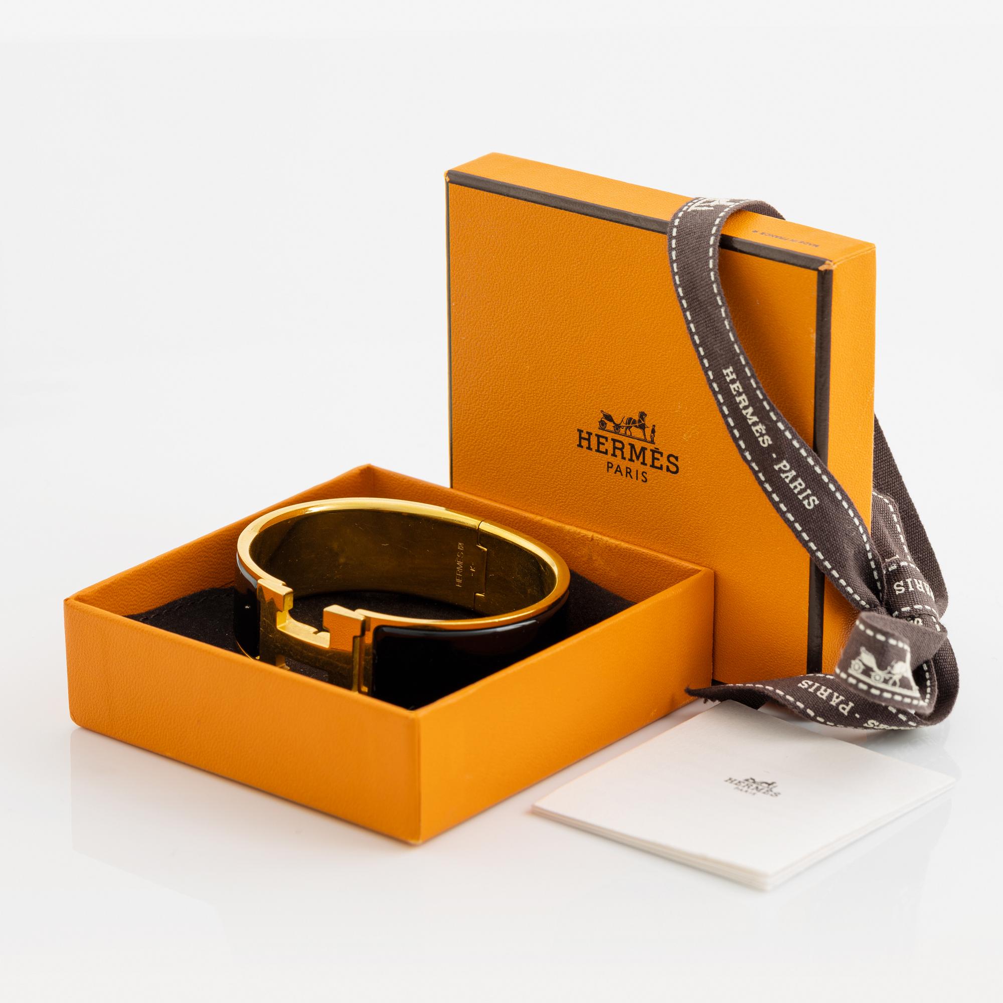 Hermès, "Clic Clac H", bangle, with box.