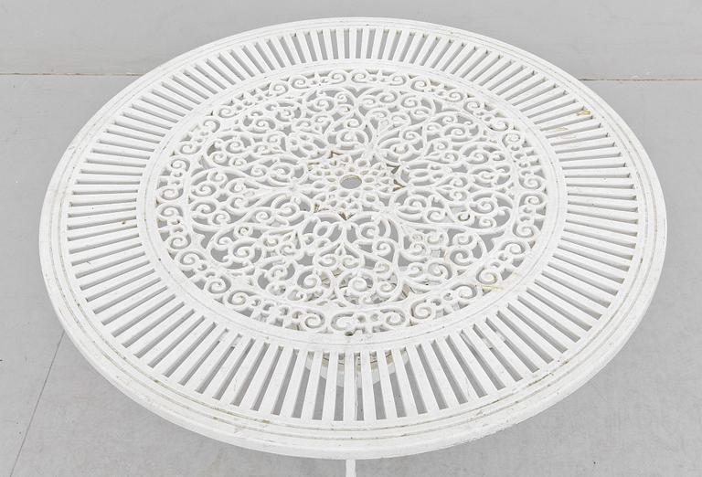 TRÄDGÅRDSMÖBLER, 6 delar, 1900-tal.