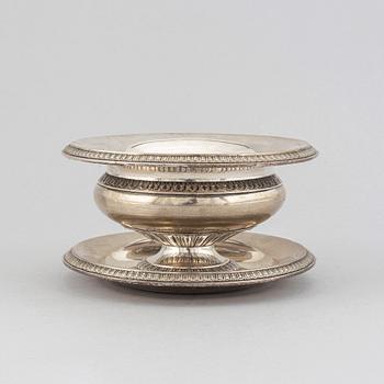 A silver sauce bowl, GAB, Stockholm, 1884.