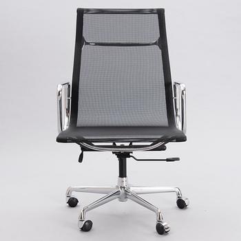 CHARLES & RAY EAMES, office chair EA 119, Aluminium Group. 1990s.