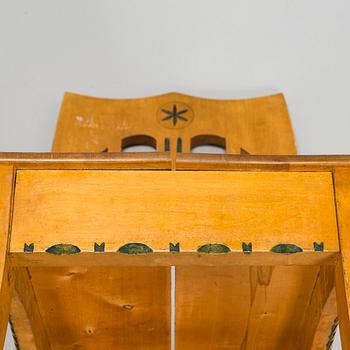 Yrjö Blomstedt, probably, chairs 4 pcs, circa 1900.