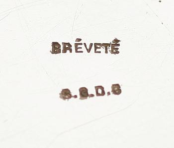 BÄGARE, 2 st, silver, 1900-tal. Vikt ca 203 gram.