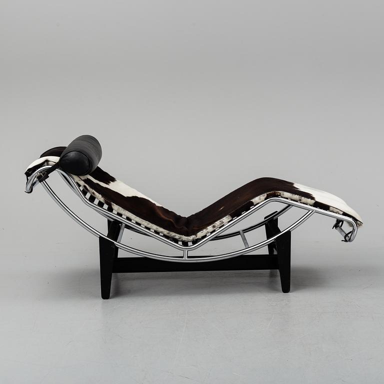 LE CORBUSIER, PIERRE JEANNERET, CHARLOTTE PERRIAND an LC4 chaise longue, Cassina, Italy.
