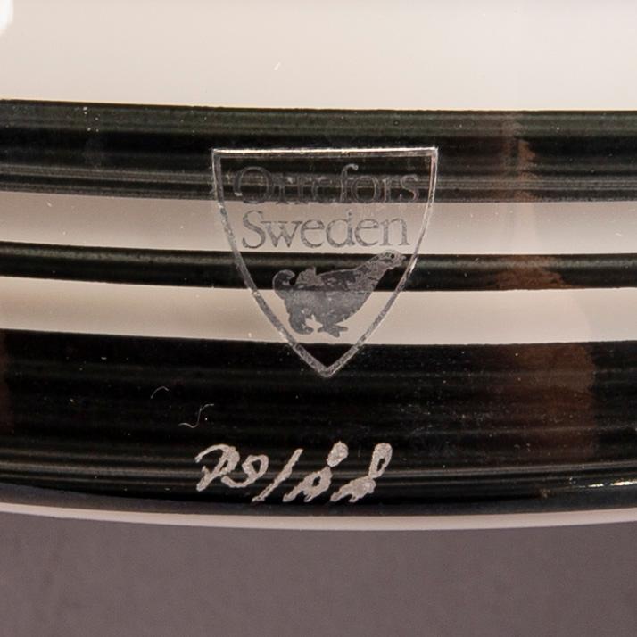 Per B Sundberg, vaser 3 st signerade Orrefors.