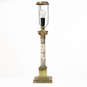 Table lamp, circa 1900.