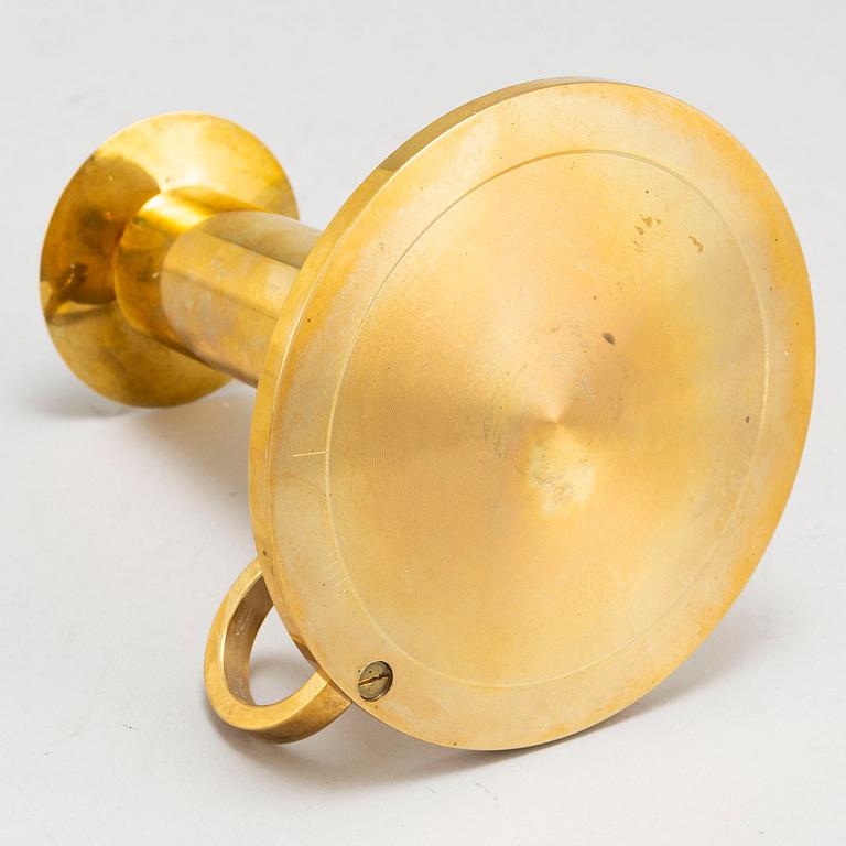 SIGURD PERSSON, a brass candleholder.