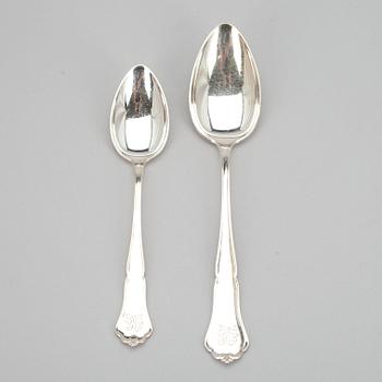 SKEDAR, silver, 26 st, Chippendale, Kultakeskus, Tavastehus 1956. Vikt ca 1118 g.