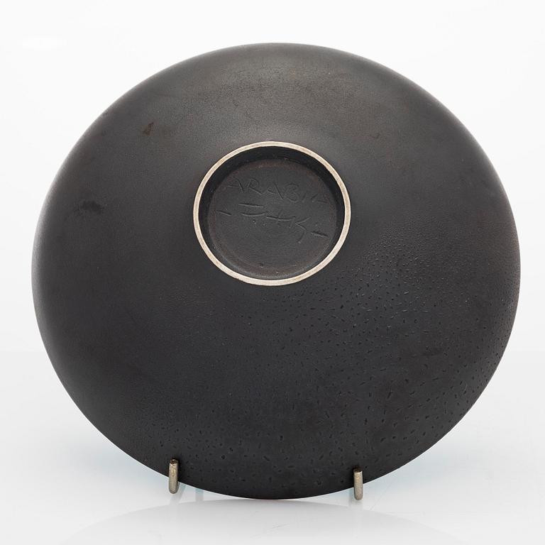 Friedl Holzer-Kjellberg, a ceramicc bowl, signed F.H.-Kj- Arabia.