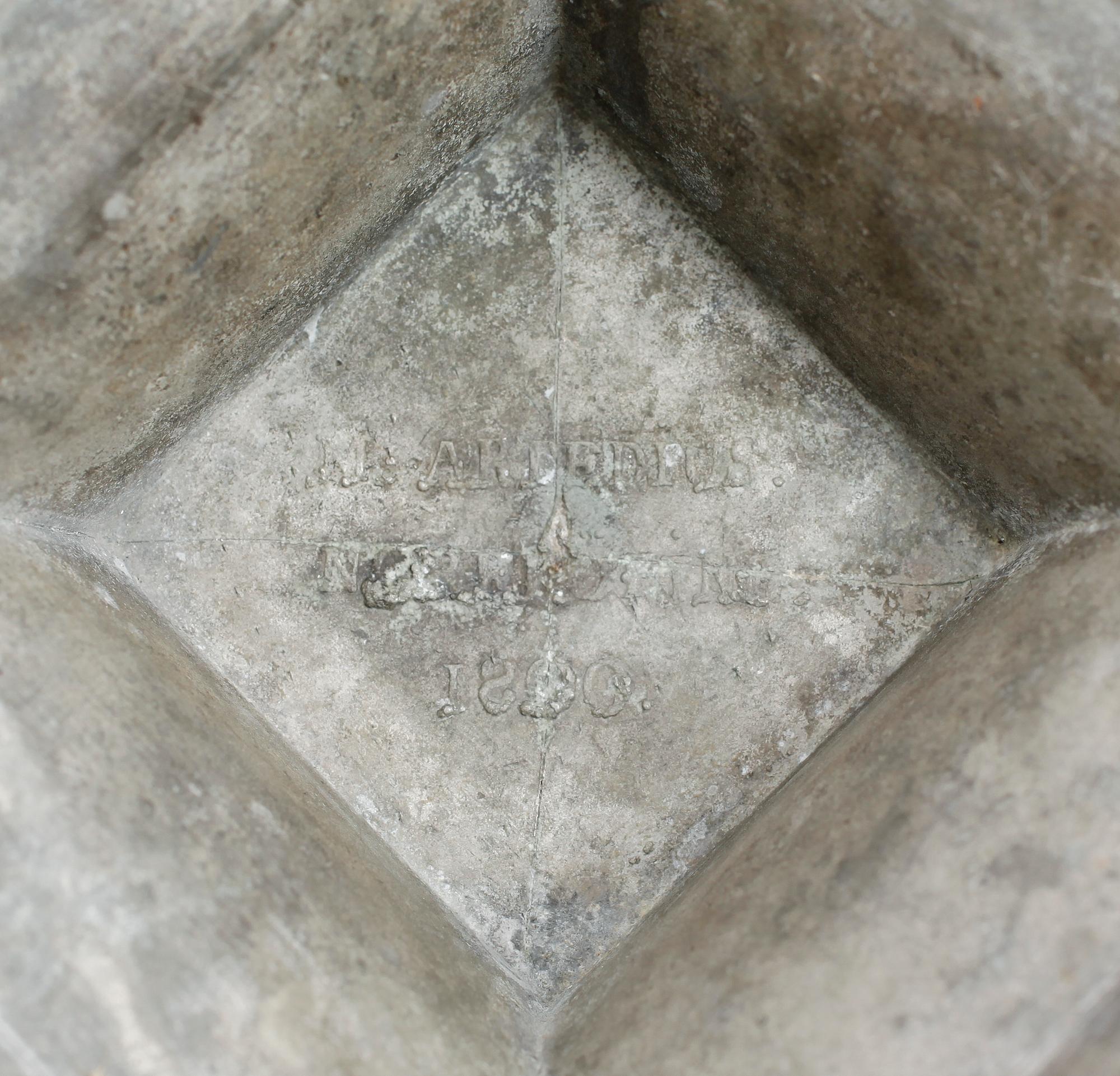 LJUSSTAKAR, 1 par, tenn, Martin Artedius, Norrköping 1800.