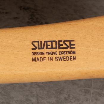 Yngve Ekström, armchair with footstool, "Lamino", Swedese.