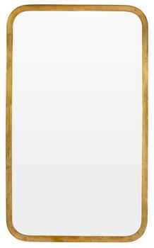 435. A brass mirror, possibly Josef Frank for Svenskt Tenn.
