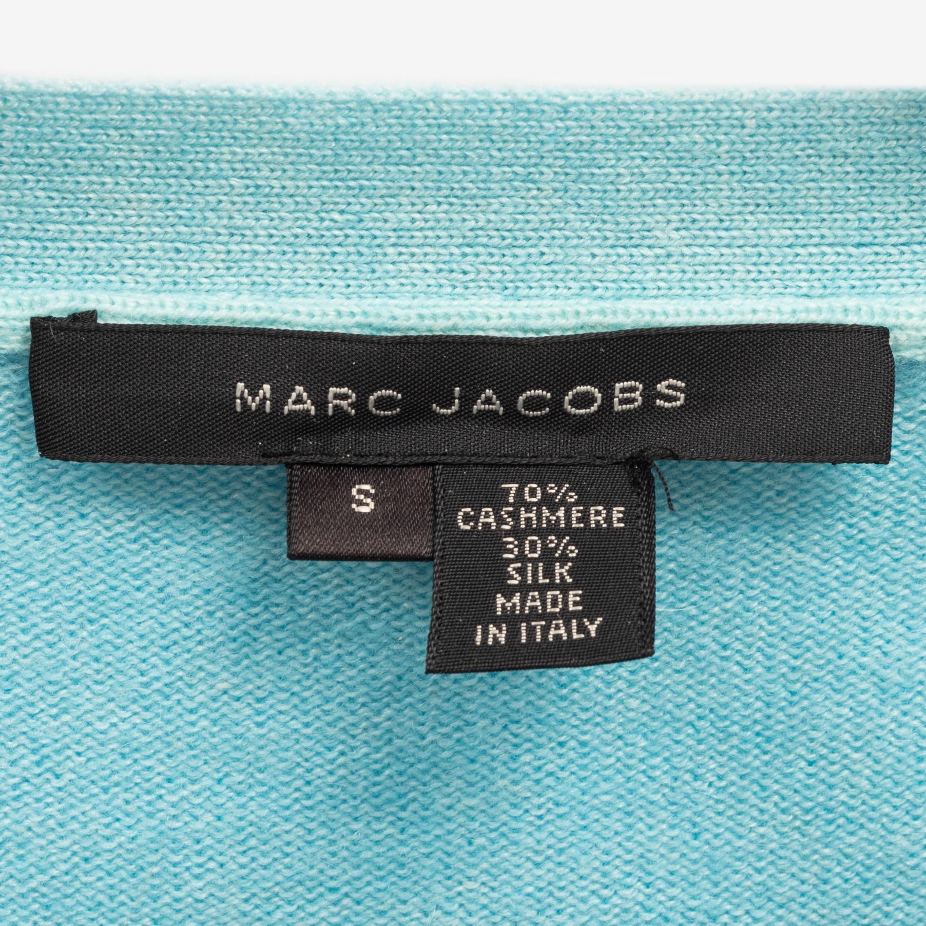 Marc Jacobs, a cashmere and silk cardigan, size S.