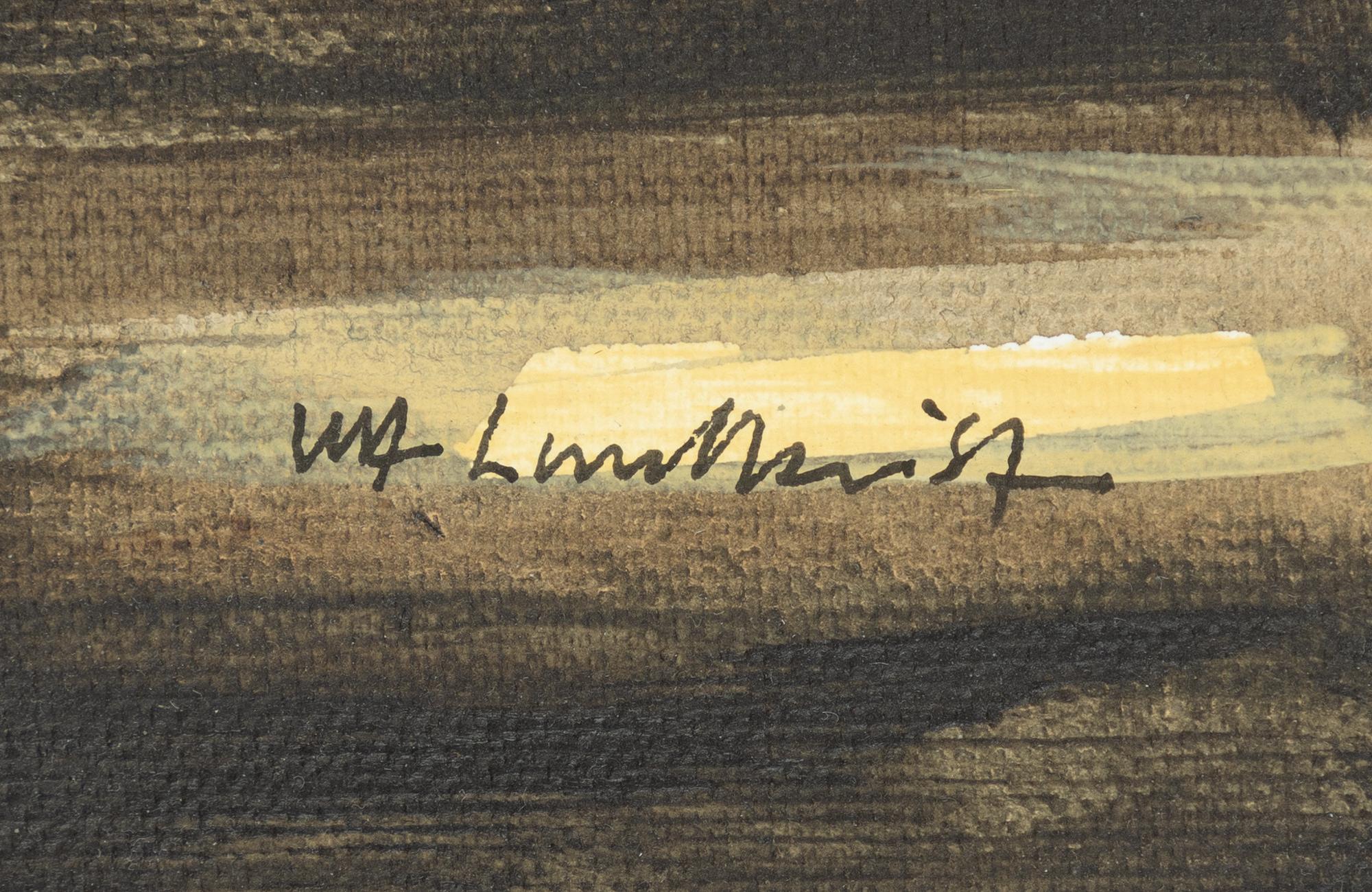 Ulf Lundkvist, Landskap med figur.
