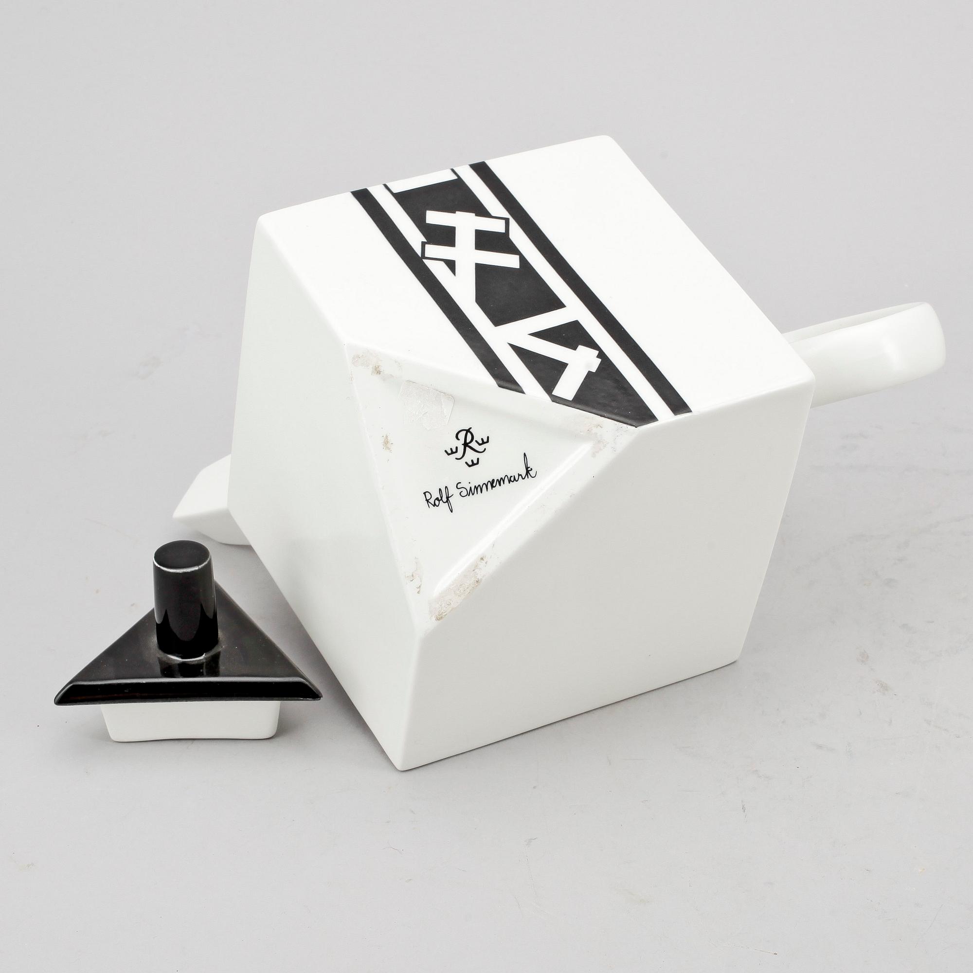 TEKANNA, keramik, Rolf Sinnemark, Rörstrand.