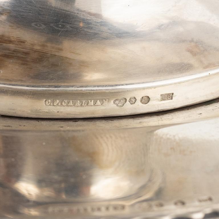 A Swedish silver sauce bowl, mark of Carl Fredrik Carlman, Stockholm, 1946.