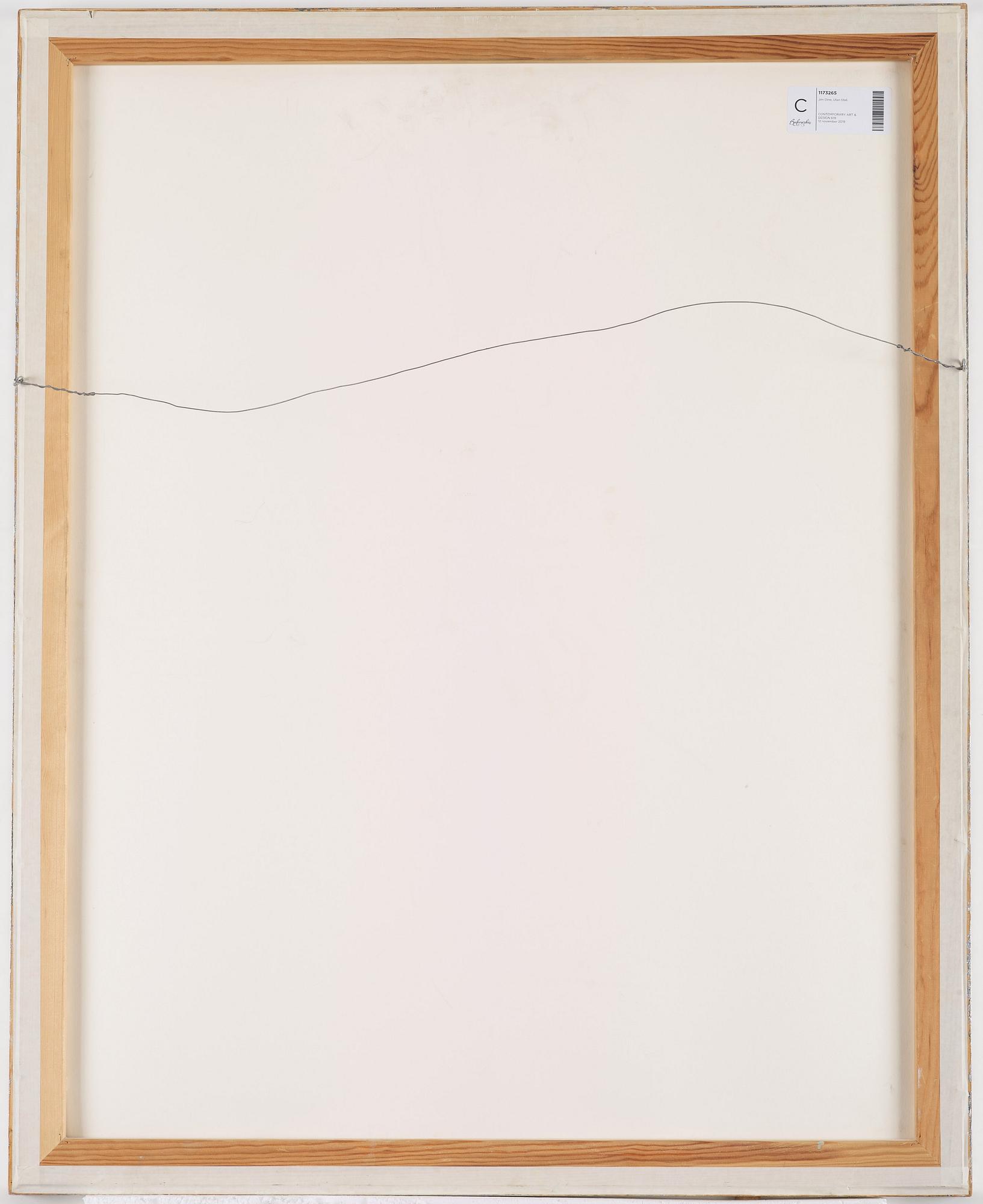 Jim Dine, "Flowered robe with sky".