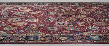 A carpet, semi-antique Tabriz, ca 413,5 x 328,5 cm.