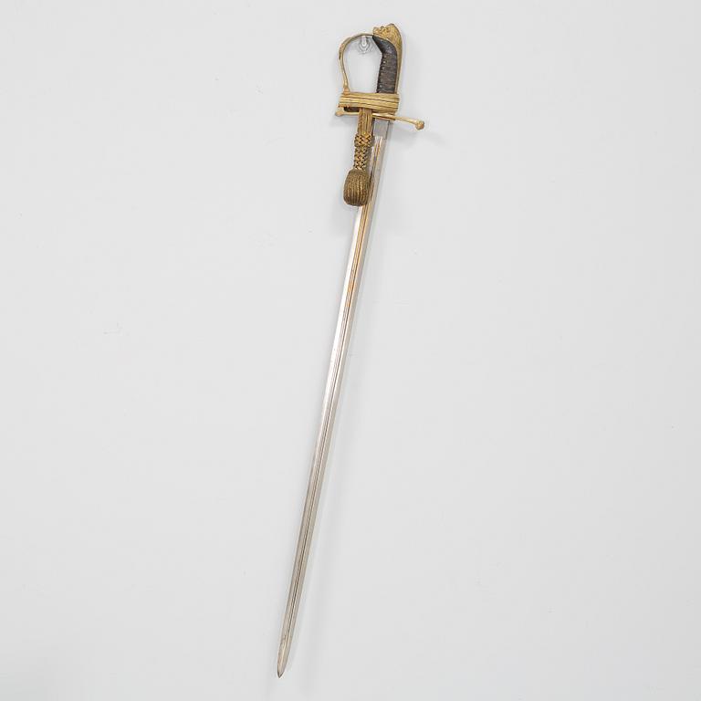 A sword for the swedish army, m/1899.