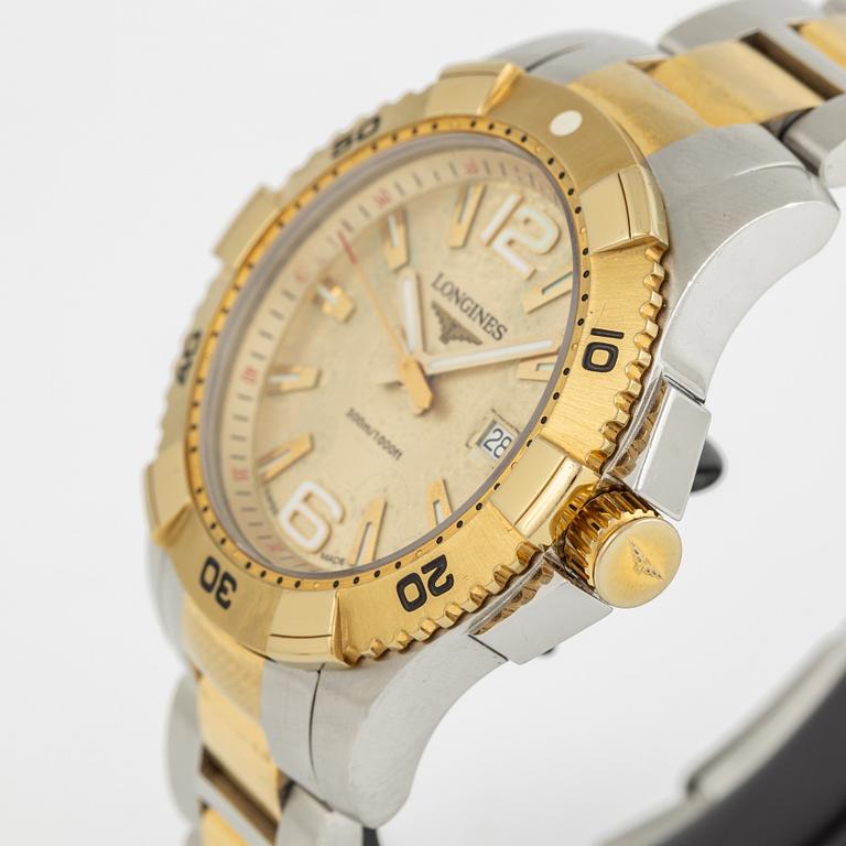 Longines, HydroConquest, wristwatch, 39 mm.