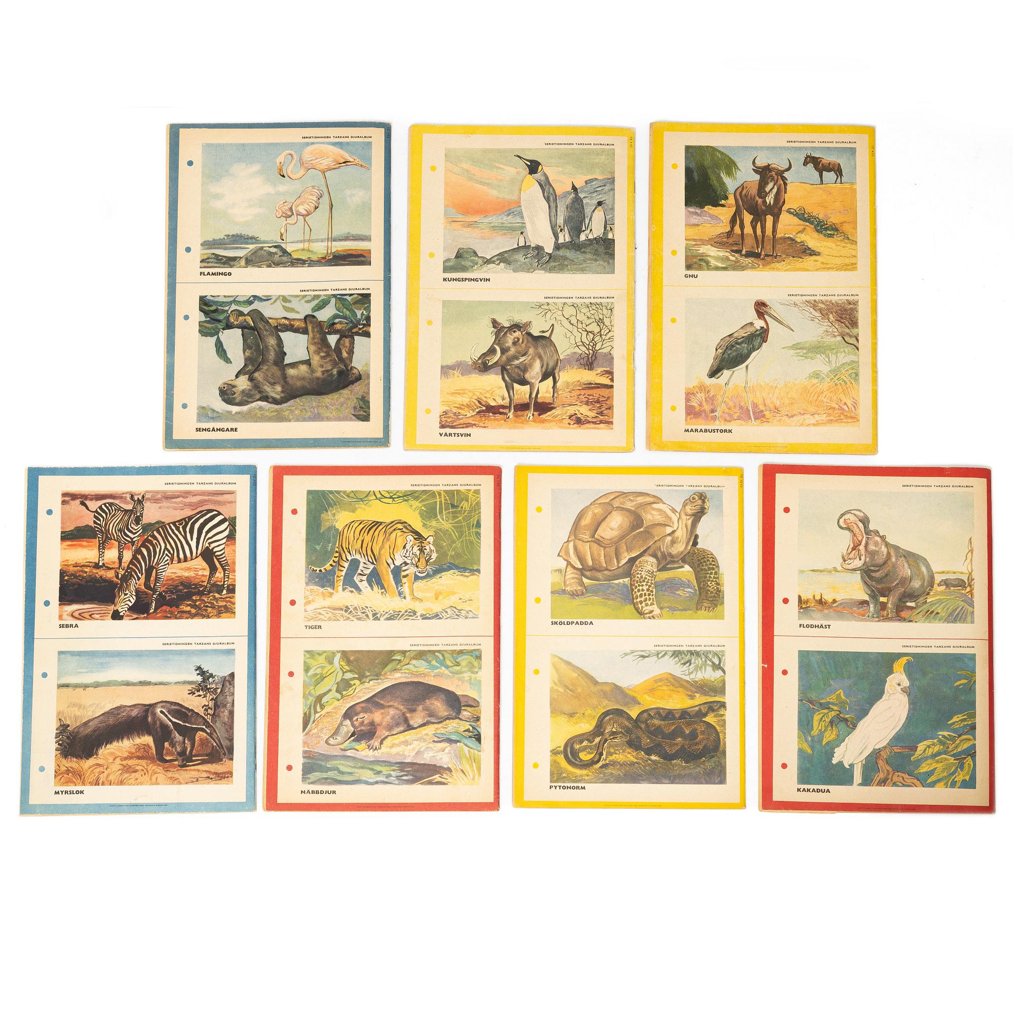 Comic books, 21 pieces, “Tarzan”, 1952.