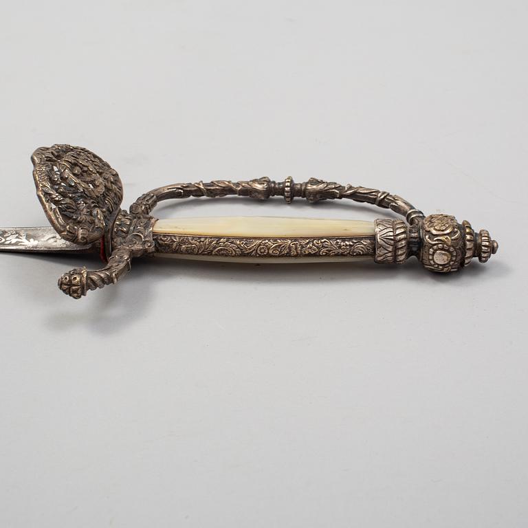 A second half of the 19th century French small sword by Coleaux & Co Klingrnthal.