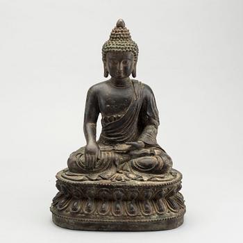 SHAKYAMUNI BUDDHA, brons. Mingtyp.