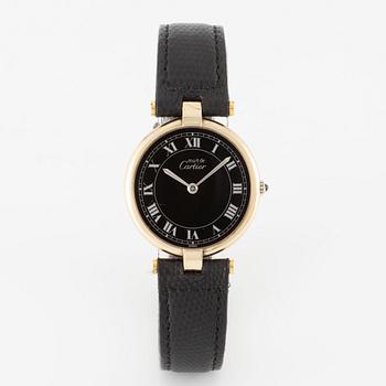 must de Cartier, Vendôme, wristwatch, 30 mm.