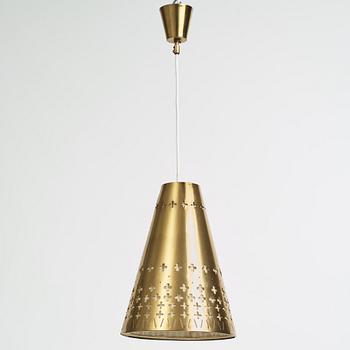 Einar Bäckströms Metallvarufabrik, a model "5416" ceiling lamp, Malmö, Sweden, 1950's.