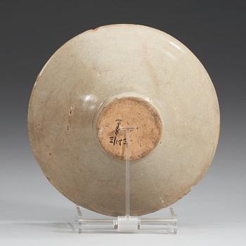 A celadon bowl, Song dynasty (960-1279).