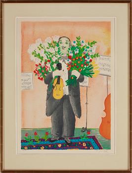 LENNART JIRLOW, färglitografi, signerad och numrerad 158/310.