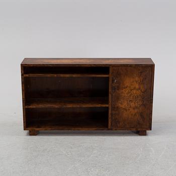 A stained birch bookcase, 1930's.