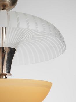 Erik Tidstrand, a ceiling lamp, model "29294", Nordiska Kompaniet 1930s.