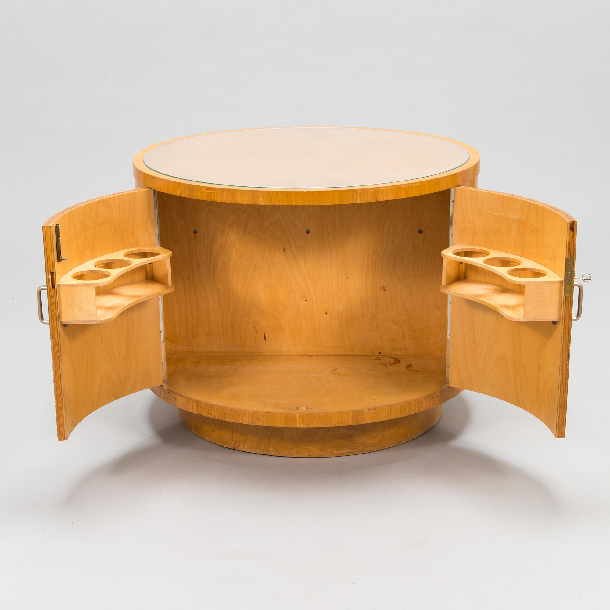 A mid-20th century bar cabinet /bar table.