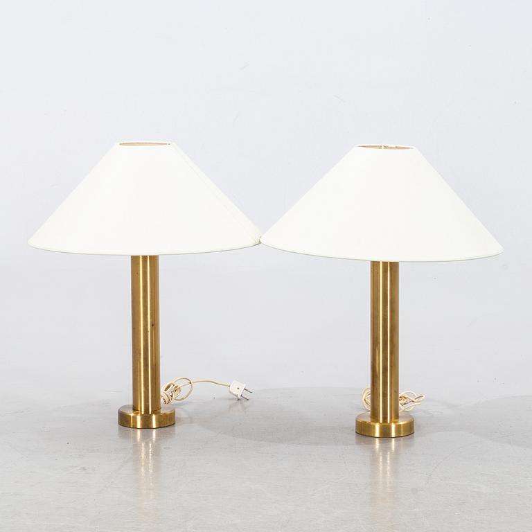 A PAIR OF TABLE LAMPS, second half of 20th century.