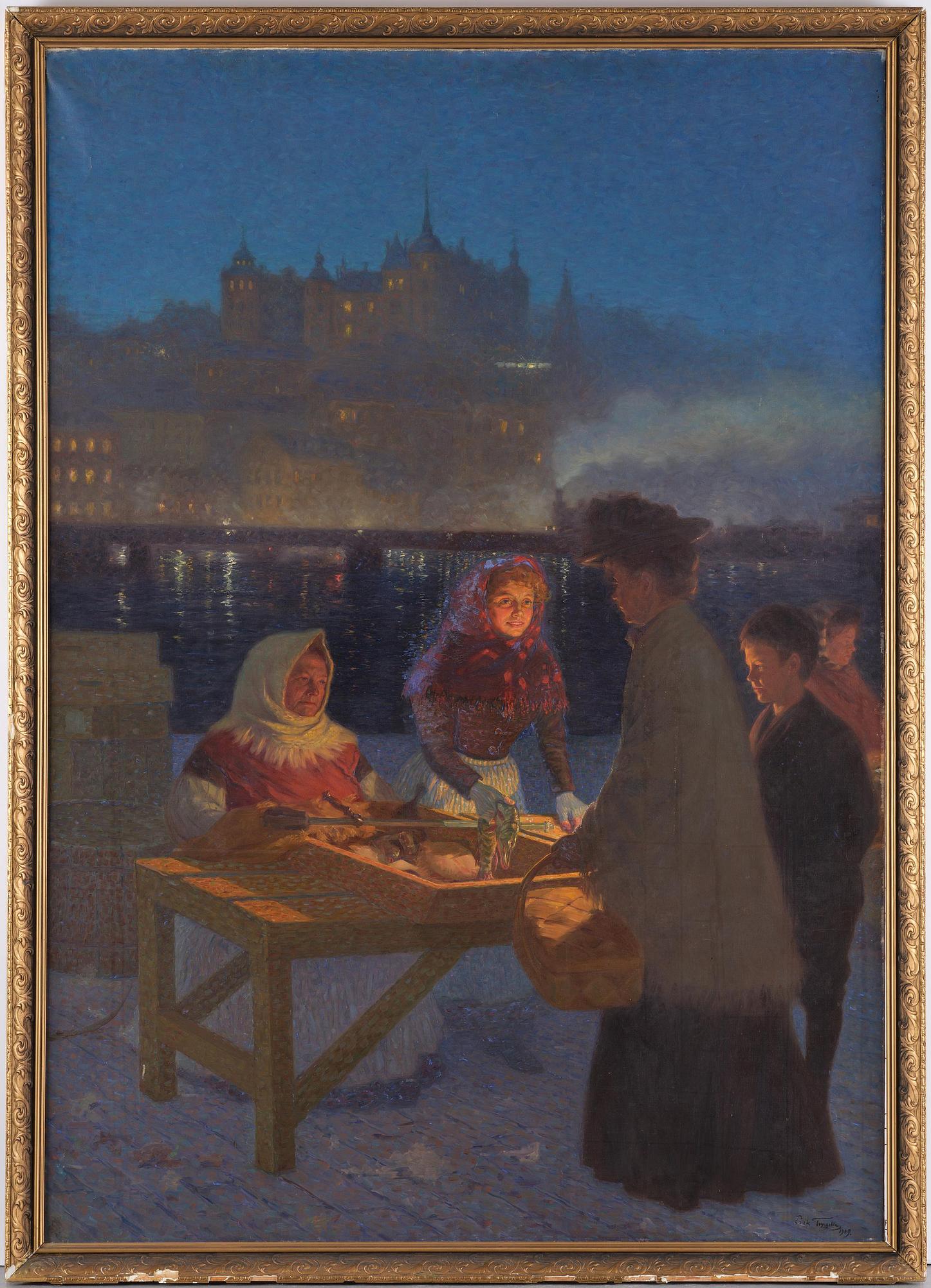 Erik Tryggelin, The Fish Market Kornhamnstorg, Stockholm.