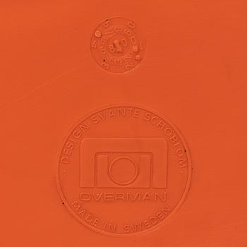 Svante Schöblom, stolar, 6 st, "Clipper", Overman, 1970-tal.