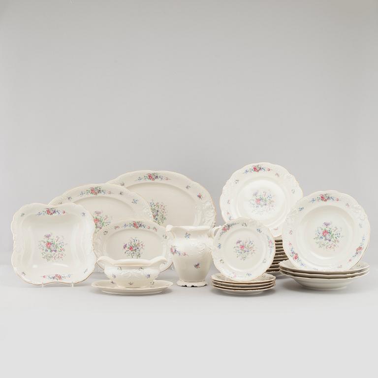 A set of 55+1 pieces dining ware from KPM, 20th century.