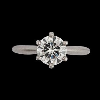 1092. A brilliant-cut diamond, circa 1.75 cts ring. Quality circa H/VS2.