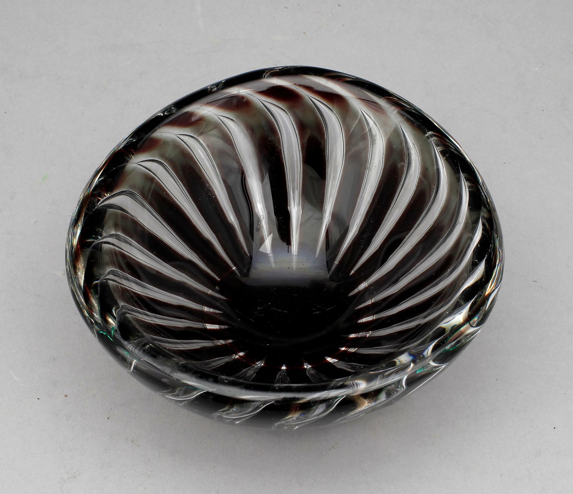 SKÅL, glas, Ariel, Edvin Öhrström, 1711 E, Orrefors.