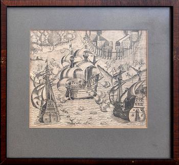 Theodore de Bry, gravyrer Brasilien m m 3 st, 1590-tal.