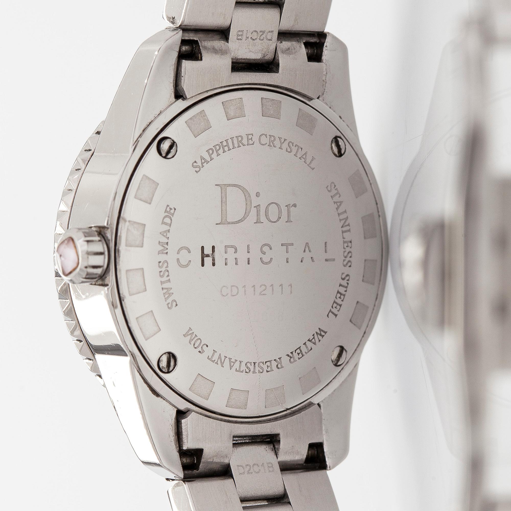 Christian Dior, Christal, wristwatch, 28.5 mm.