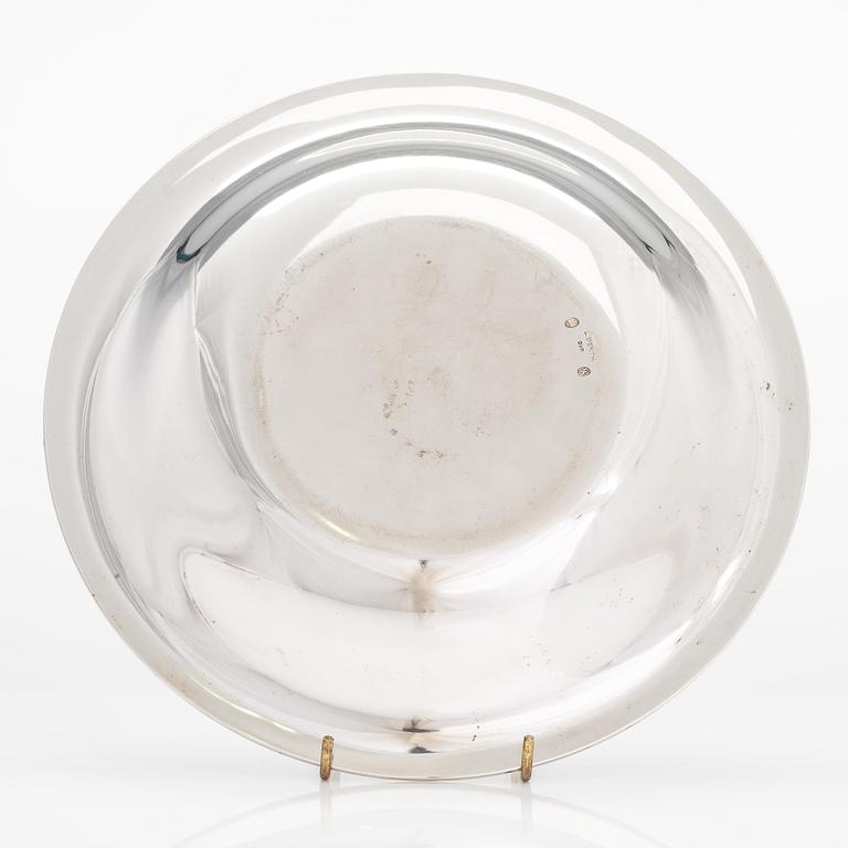 Laurits Berth, skål, silver, Danmark 1938.