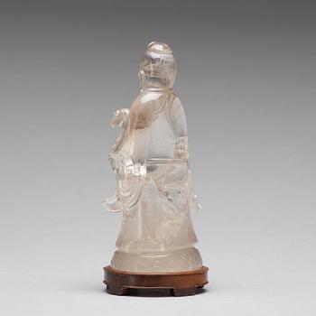 FIGURIN, bergkristall. Sen Qing dynasti.