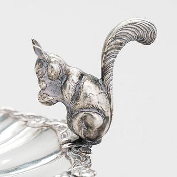 Serveringsfat, silver, Spanien efter 1934.